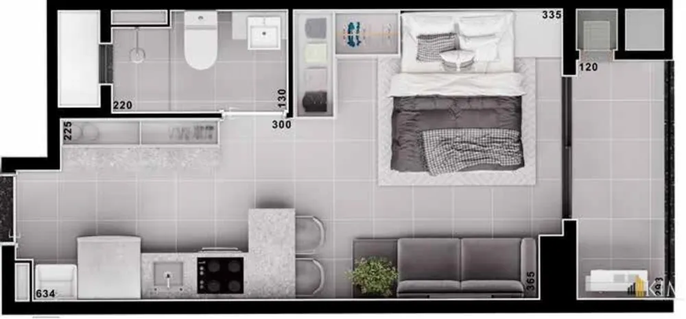 Apartamento, 1 quarto, 30 m² - Foto 10