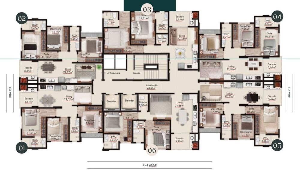 Apartamento, 3 quartos, 69 m² - Foto 24