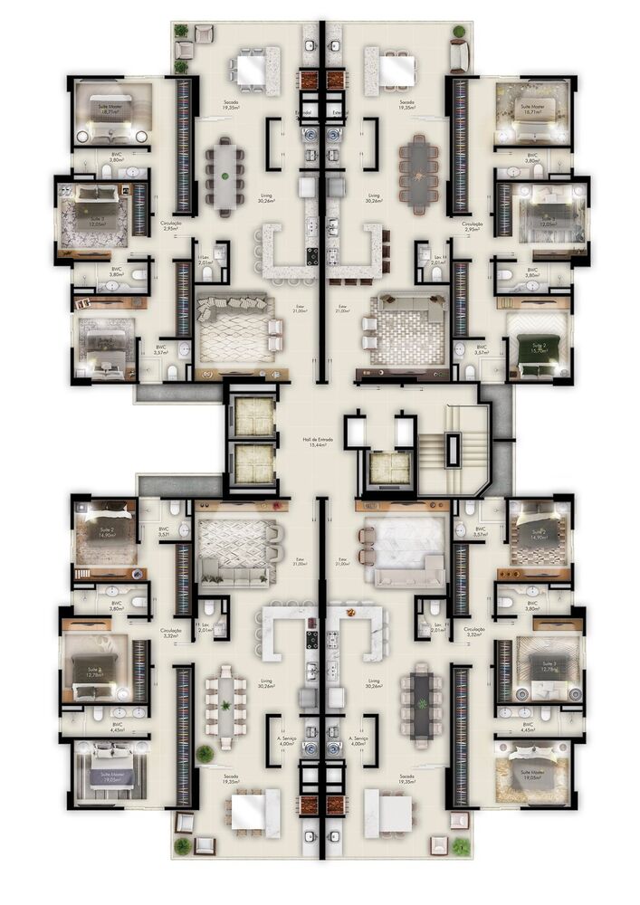 Apartamento, 4 quartos, 160 m² - Foto 6