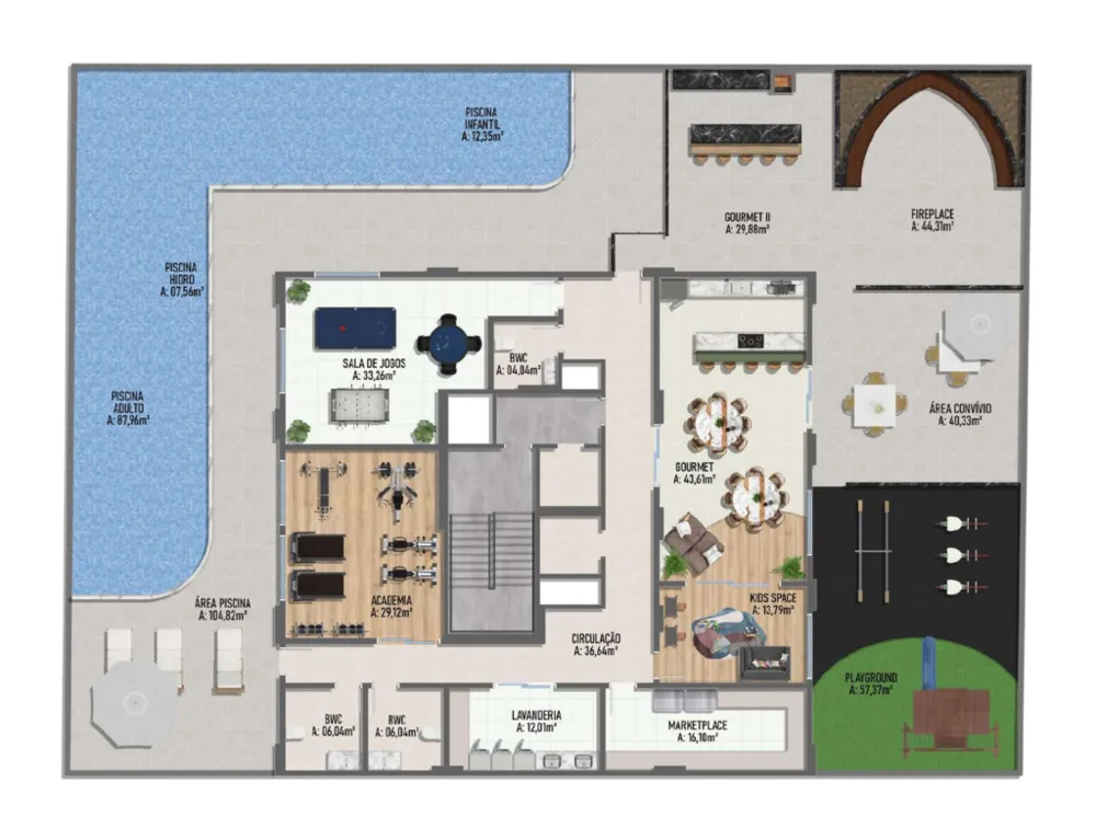 Apartamento, 1 quarto, 40 m² - Foto 9