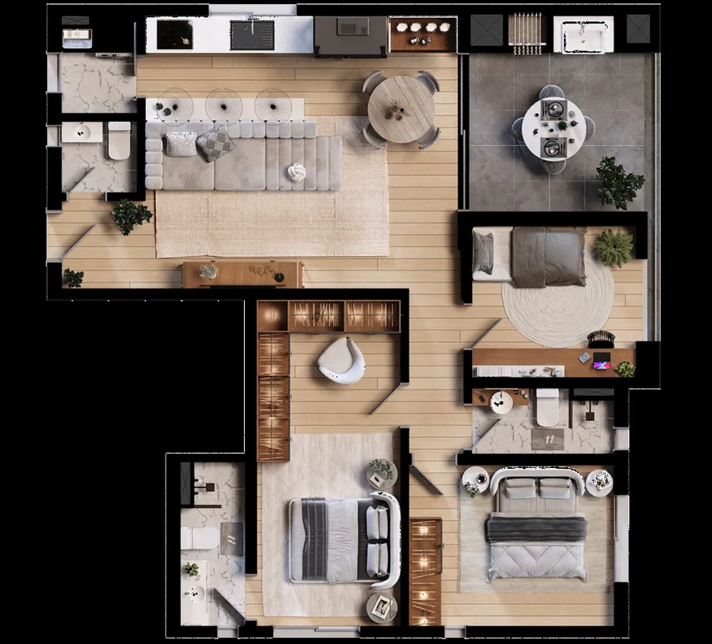 Apartamento, 3 quartos, 90 m² - Foto 5