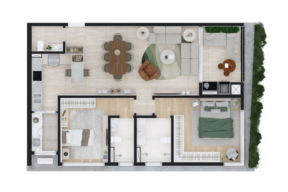 Apartamento, 2 quartos, 105 m² - Foto 5