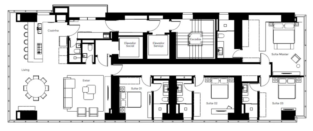 Apartamento, 4 quartos, 248 m² - Foto 12
