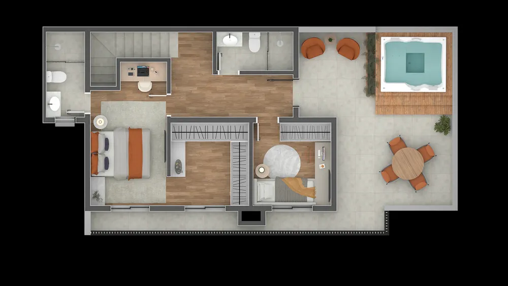Apartamento, 2 quartos, 57 m² - Foto 4