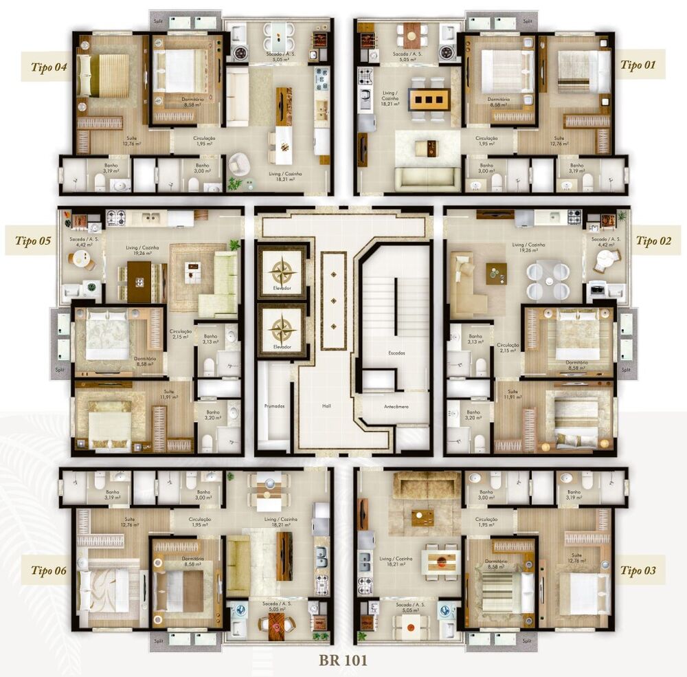 Apartamento, 2 quartos, 64 m² - Foto 8