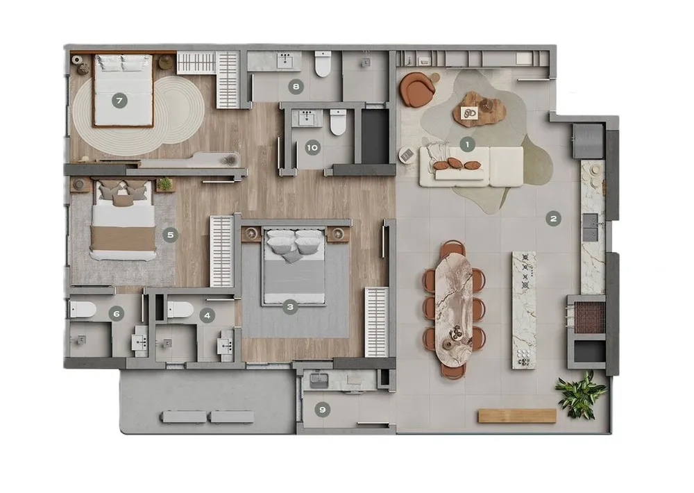 Apartamento, 3 quartos, 125 m² - Foto 12
