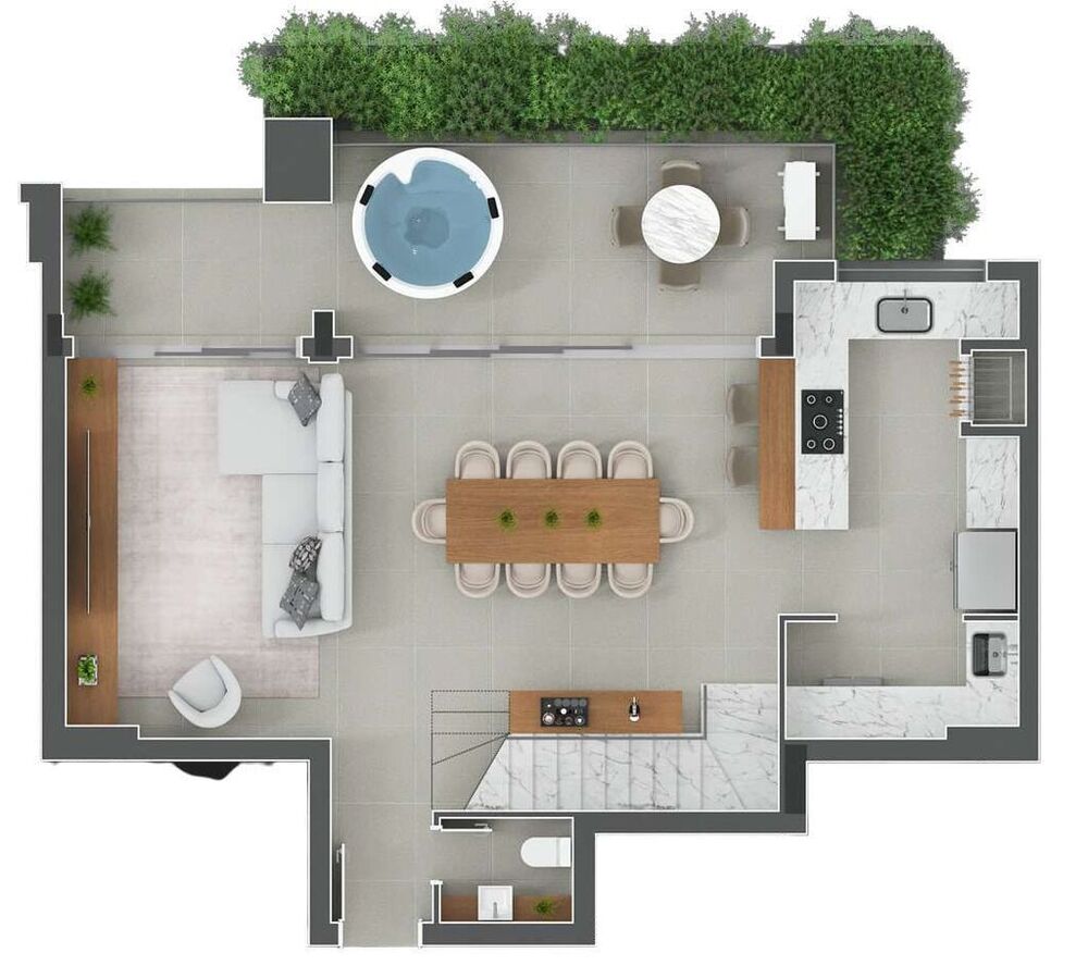 Apartamento, 3 quartos, 211 m² - Foto 1