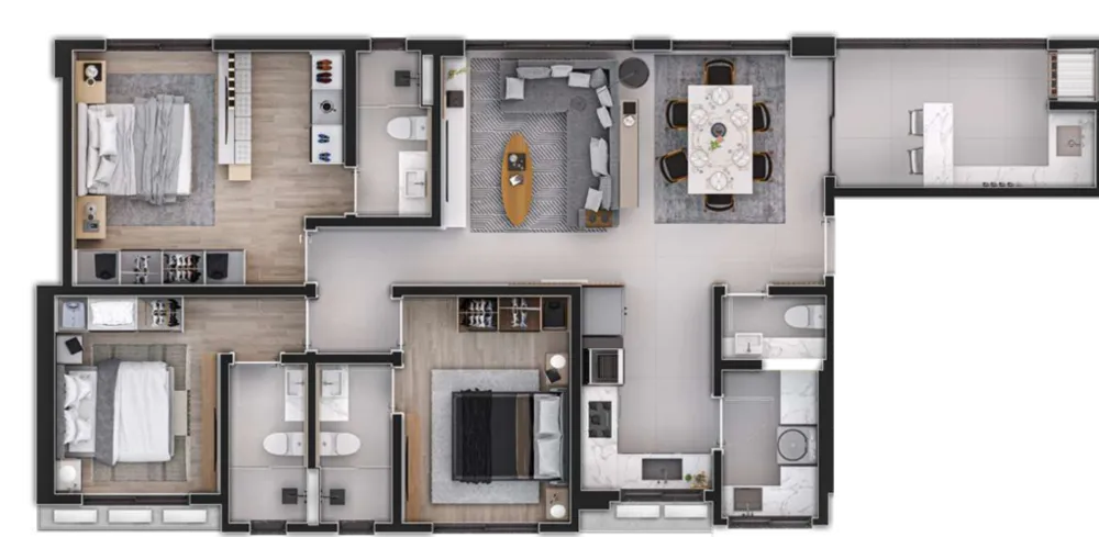 Apartamento, 4 quartos, 138 m² - Foto 15
