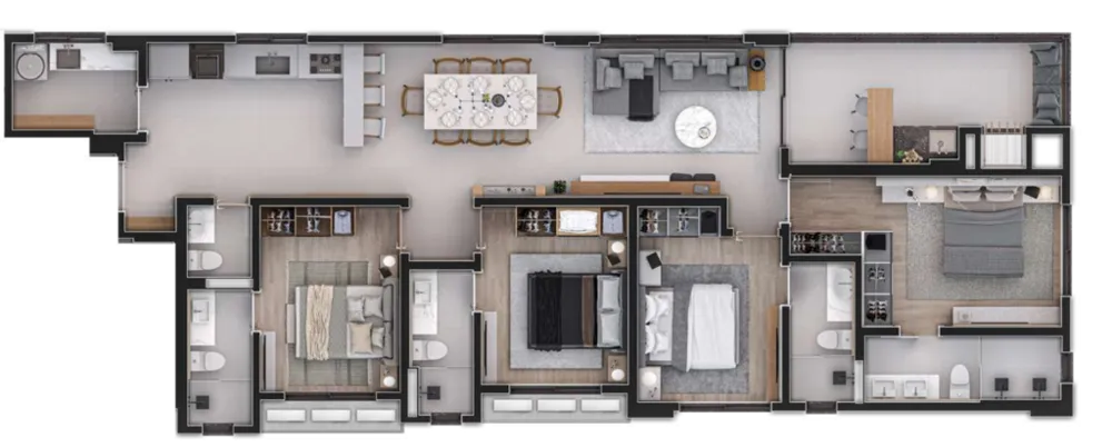 Apartamento, 4 quartos, 138 m² - Foto 8