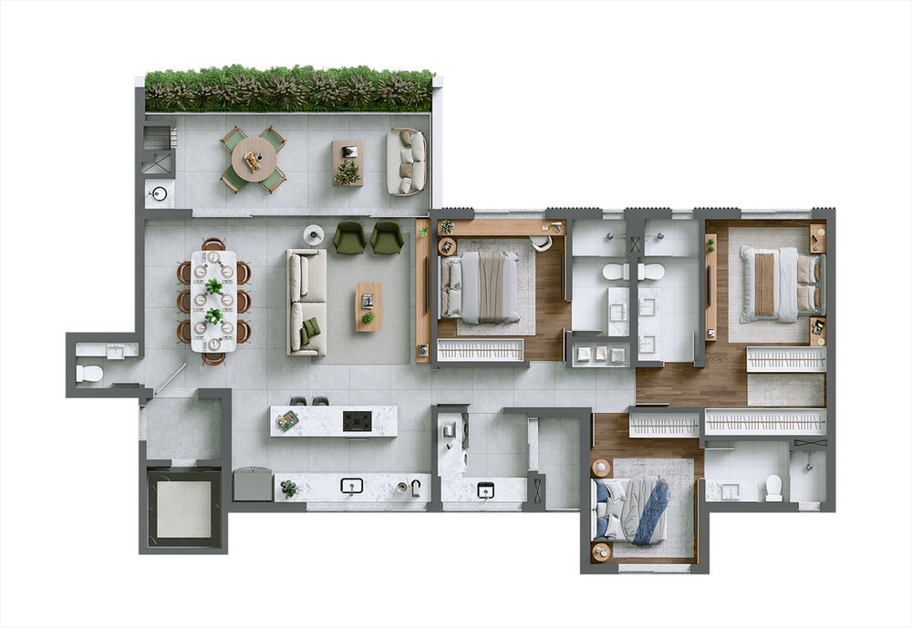 Apartamento, 3 quartos, 147 m² - Foto 64