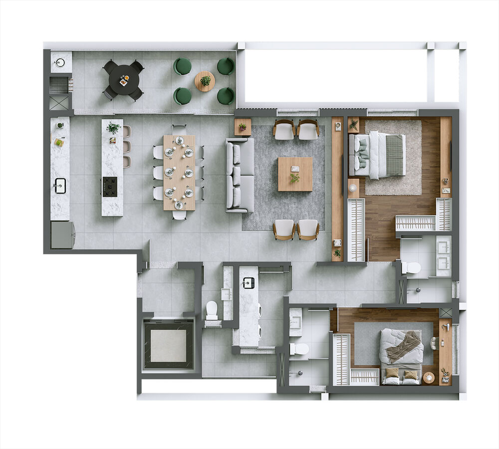 Apartamento, 3 quartos, 147 m² - Foto 74