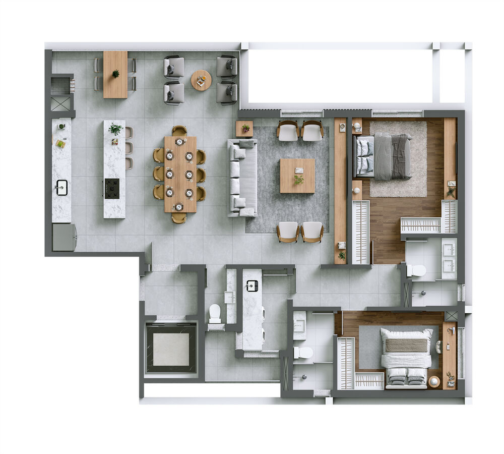 Apartamento, 3 quartos, 147 m² - Foto 48