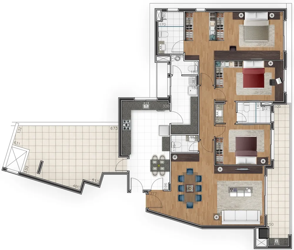 Apartamento, 3 quartos, 127 m² - Foto 12