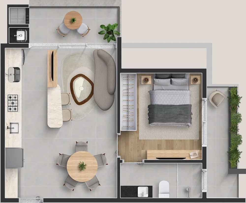 Cobertura, 2 quartos, 94 m² - Foto 8