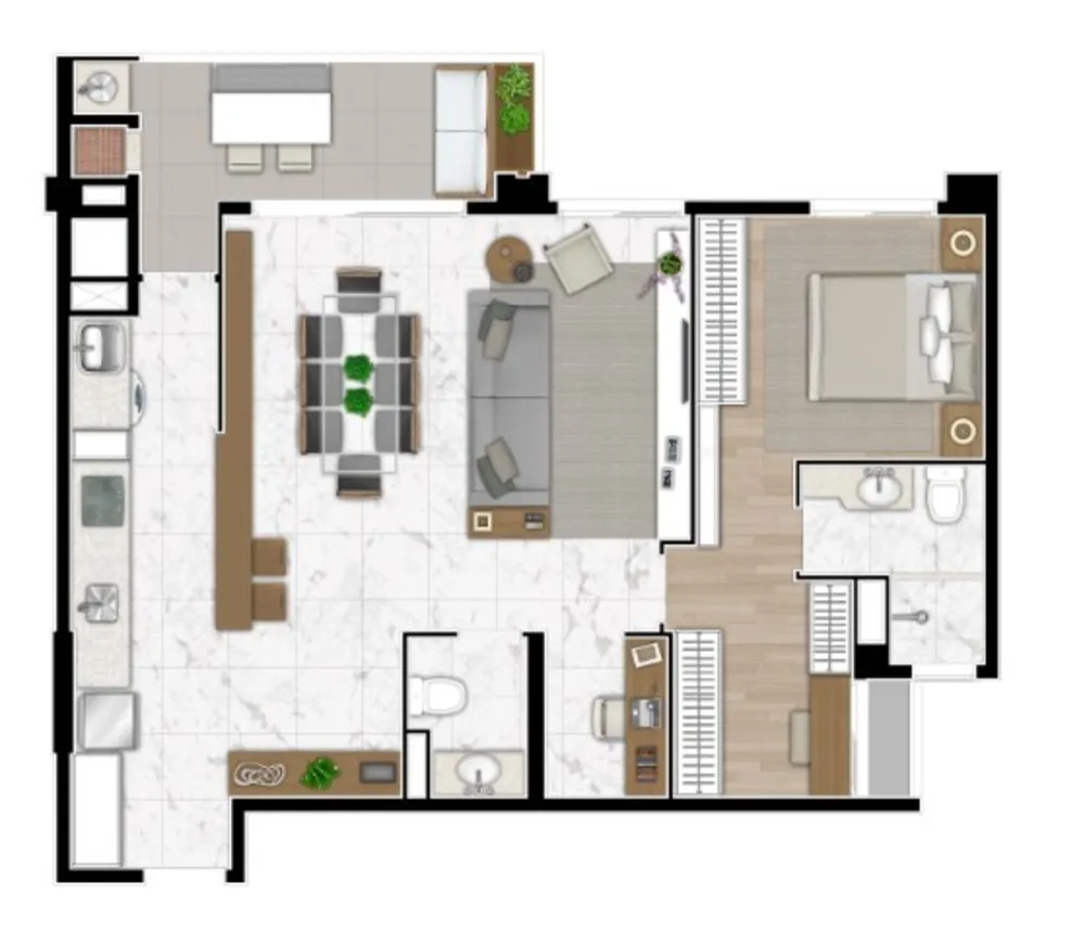 Apartamento, 3 quartos, 81 m² - Foto 5