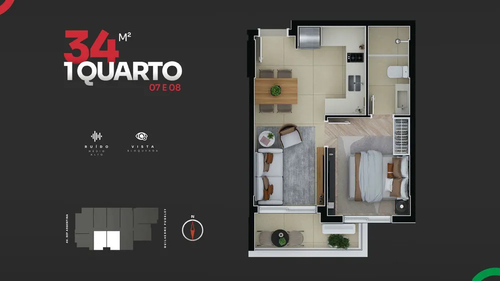 Apartamento, 2 quartos, 53 m² - Foto 6