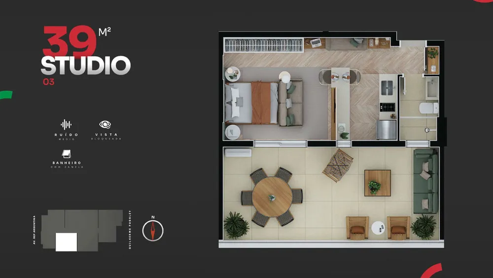 Apartamento, 2 quartos, 53 m² - Foto 8