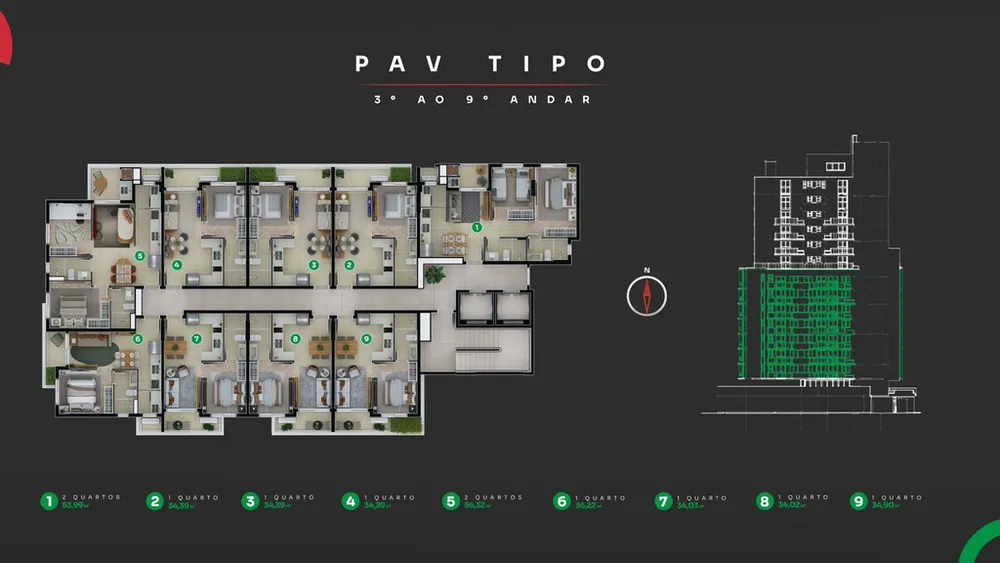 Apartamento, 2 quartos, 53 m² - Foto 4