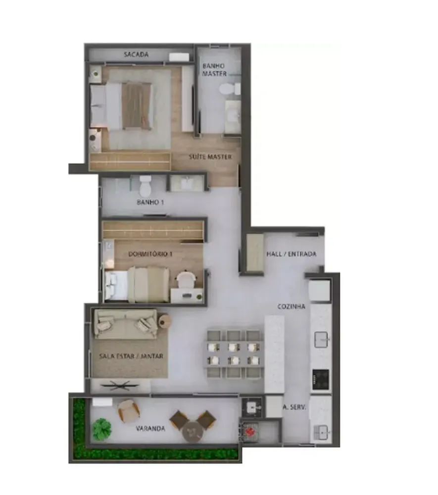 Apartamento, 2 quartos, 154 m² - Foto 4