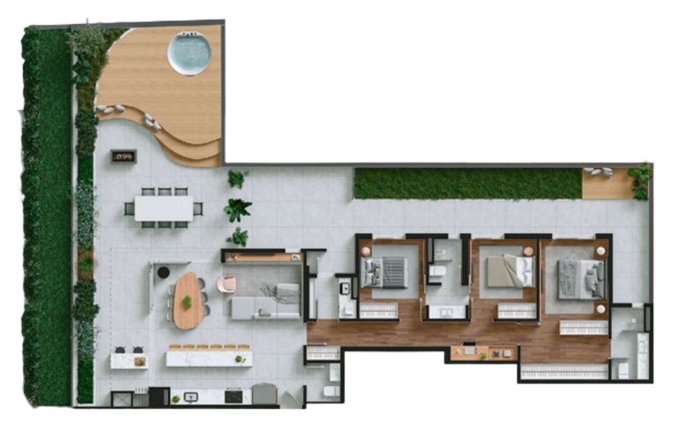 Apartamento à venda com 3 quartos, 105m² - Foto 4