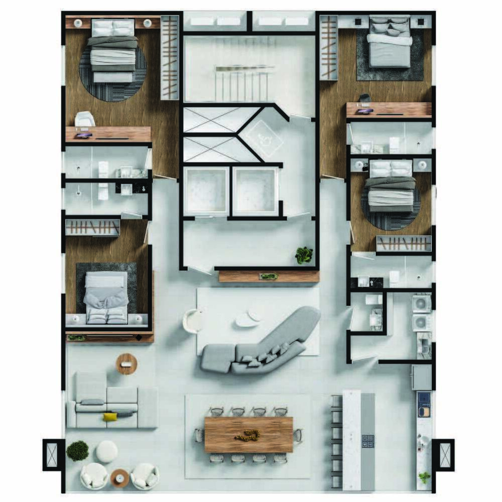 Apartamento, 3 quartos, 238 m² - Foto 8