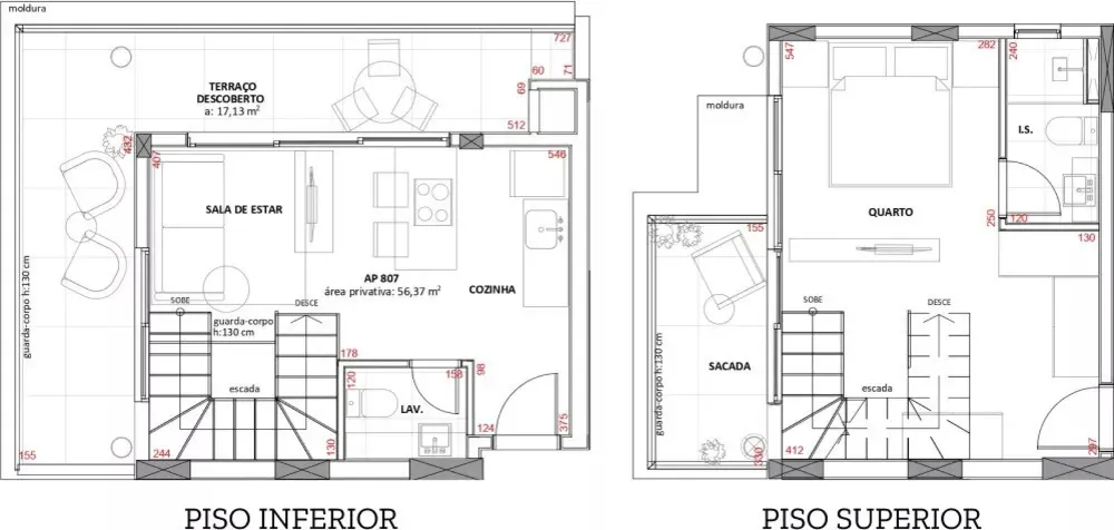 Cobertura, 1 quarto, 83 m² - Foto 6