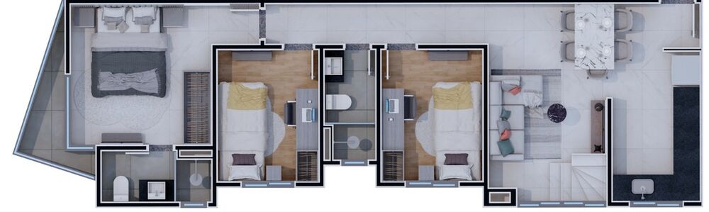 Apartamento, 3 quartos, 67 m² - Foto 1