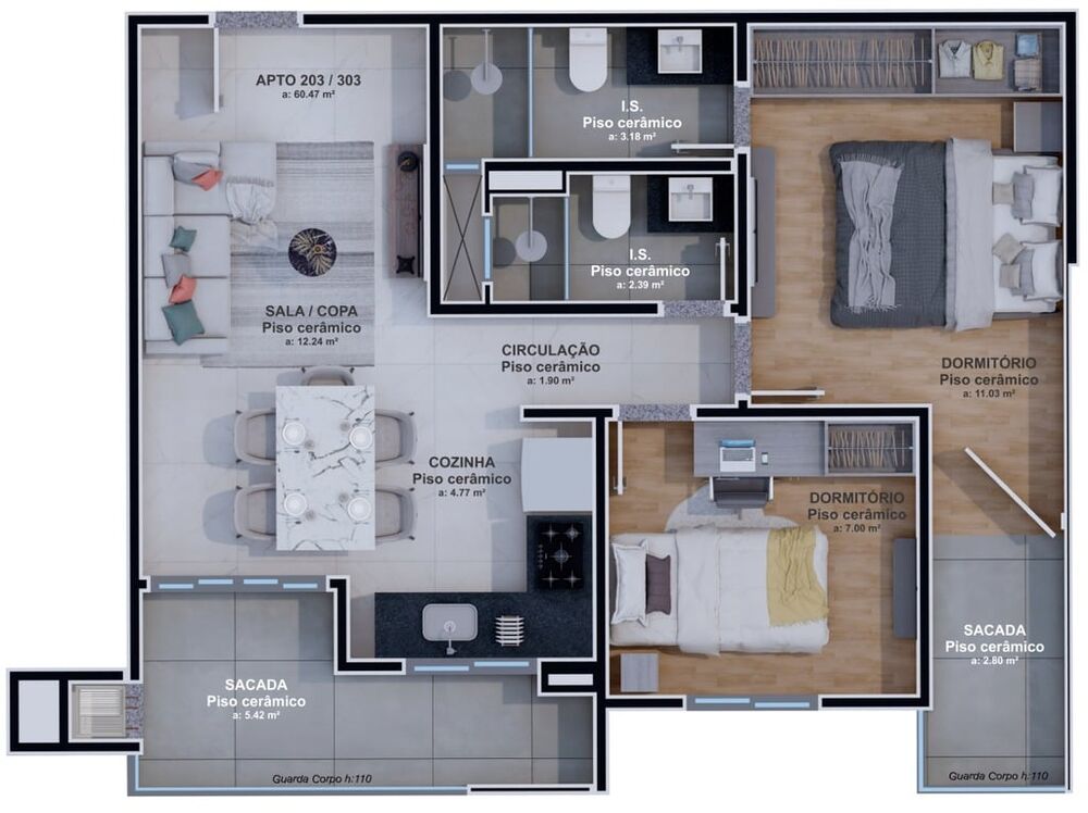Cobertura à venda com 3 quartos, 132m² - Foto 4