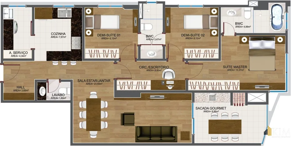 Apartamento, 3 quartos, 112 m² - Foto 10
