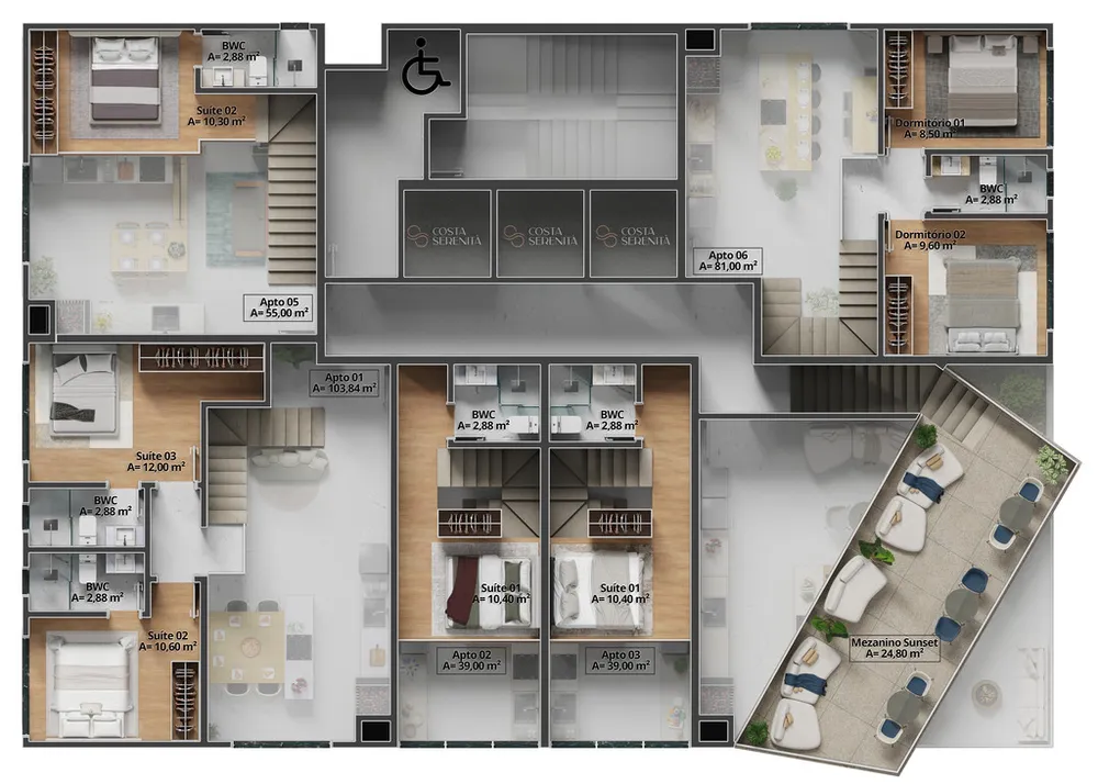 Apartamento, 2 quartos, 62 m² - Foto 4
