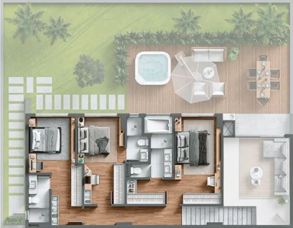 Apartamento, 3 quartos, 187 m² - Foto 8
