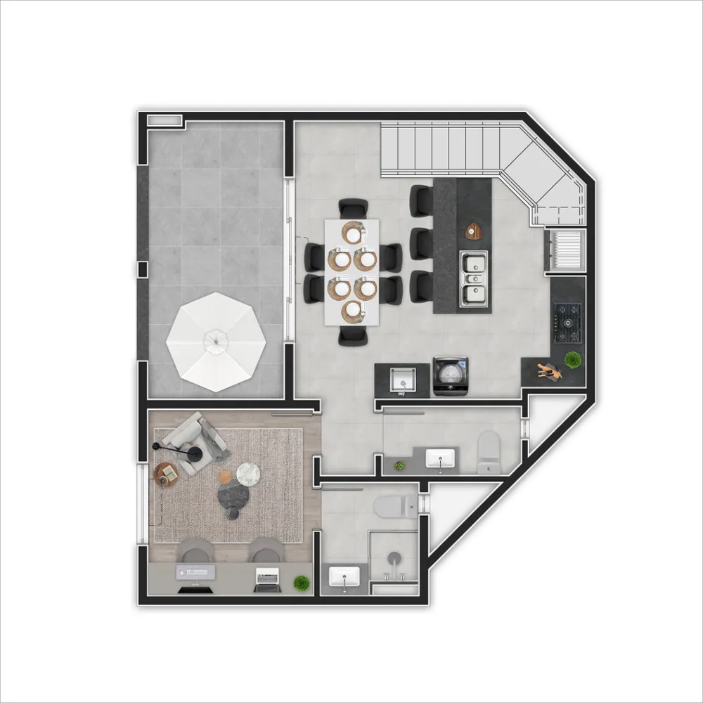 Apartamento, 2 quartos, 52 m² - Foto 12