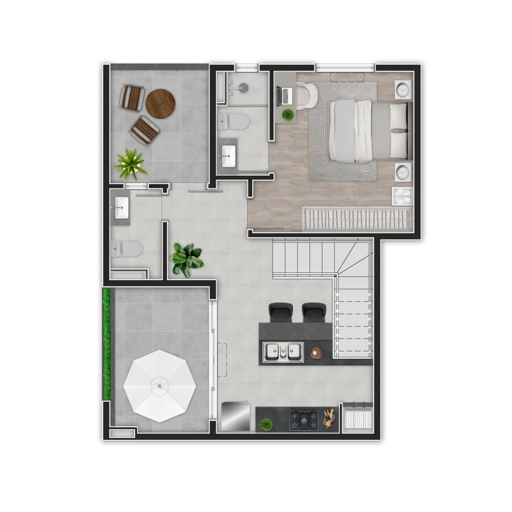 Apartamento, 2 quartos, 52 m² - Foto 7
