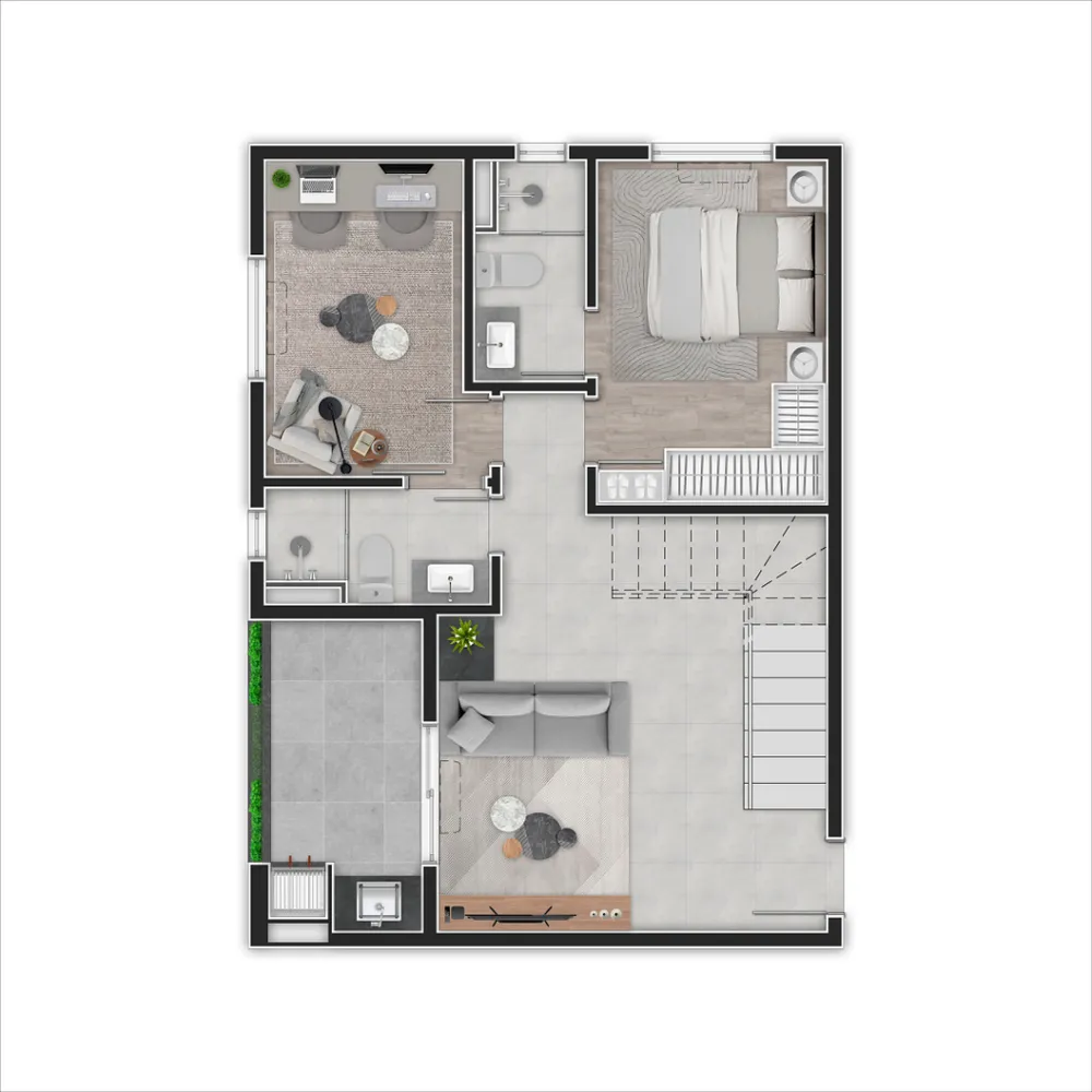 Apartamento, 2 quartos, 52 m² - Foto 6