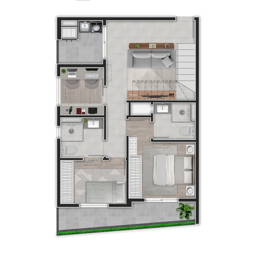 Apartamento, 2 quartos, 52 m² - Foto 5