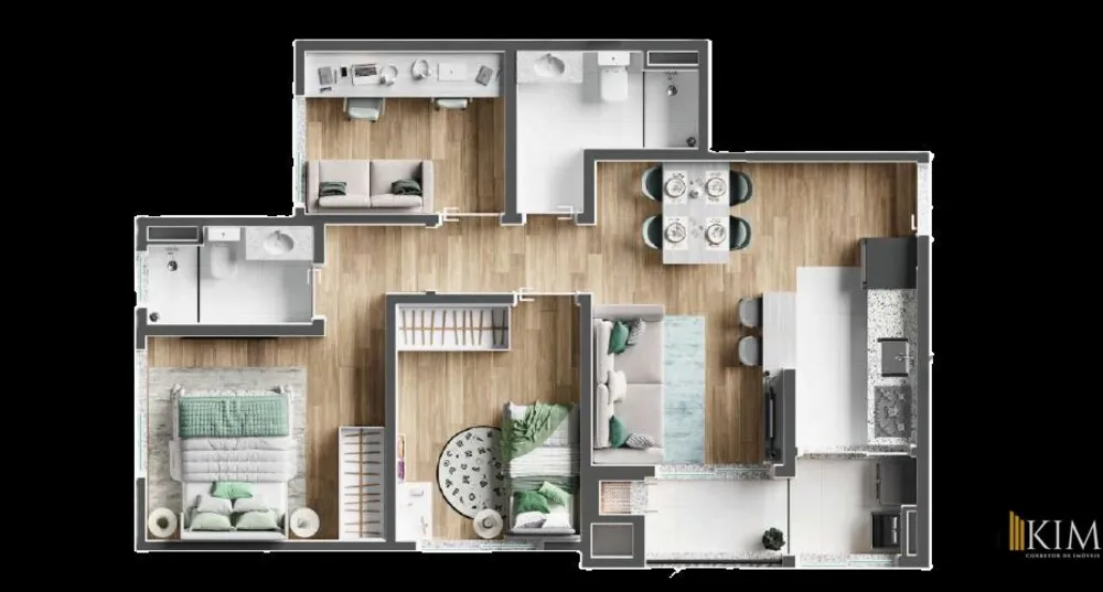 Apartamento, 2 quartos, 46 m² - Foto 20