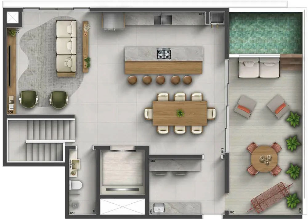 Apartamento, 2 quartos, 125 m² - Foto 8