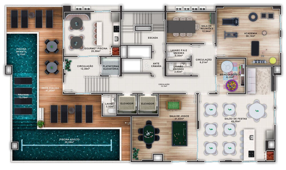 Apartamento, 2 quartos, 63 m² - Foto 3