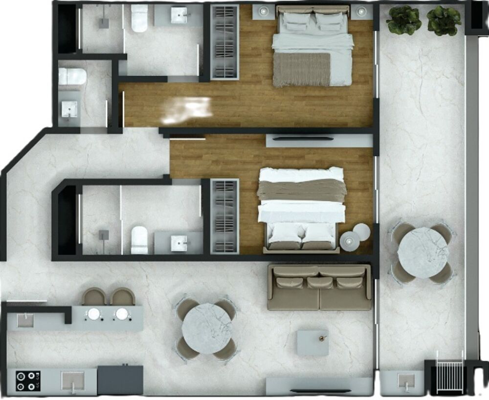 Apartamento, 2 quartos, 90 m² - Foto 8