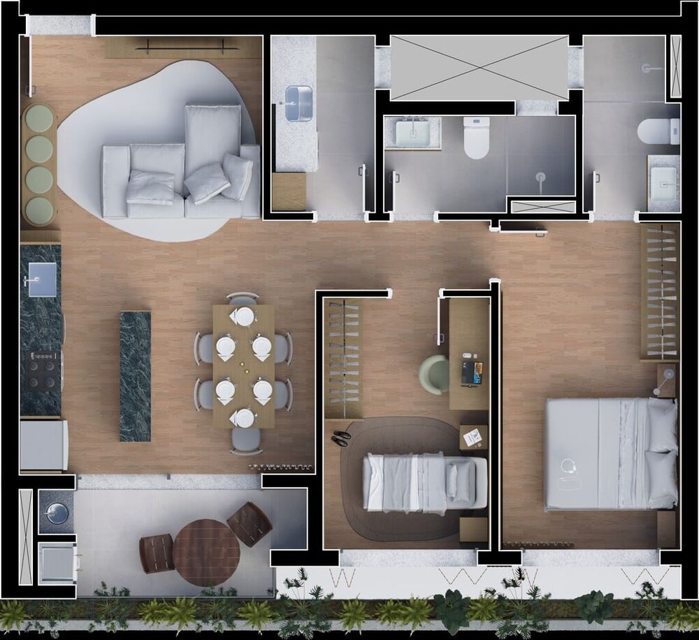 Apartamento, 2 quartos, 76 m² - Foto 8