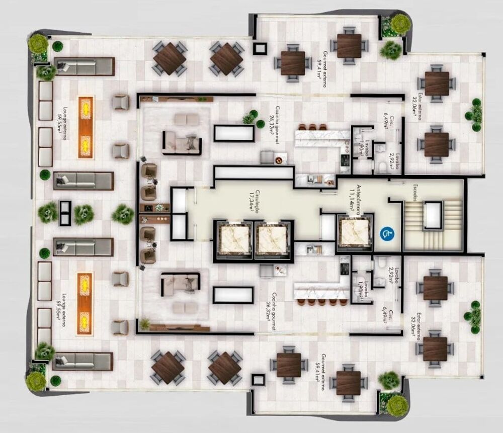 Apartamento, 3 quartos, 122 m² - Foto 17