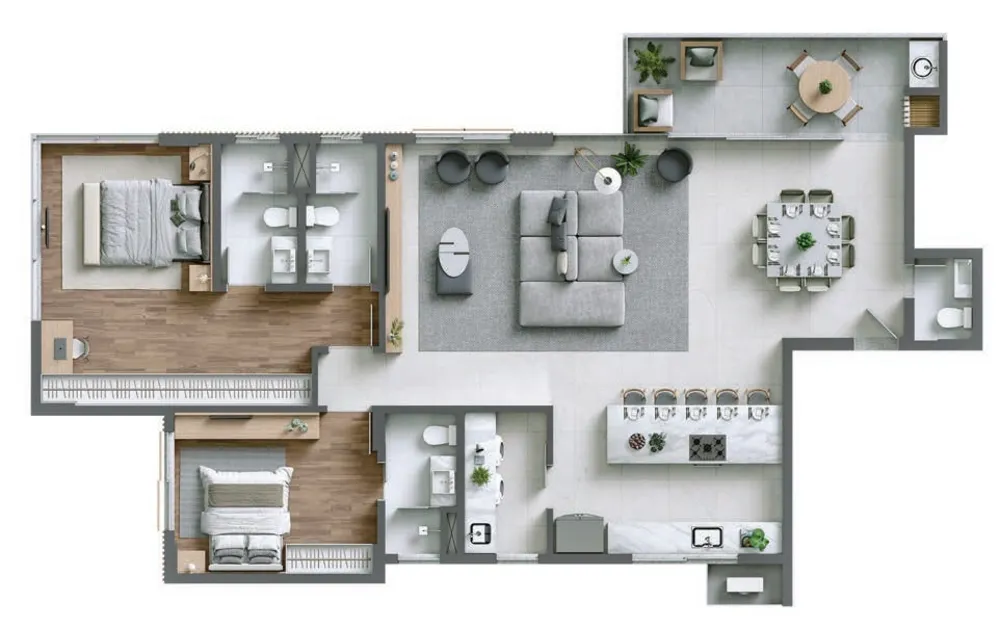 Apartamento, 3 quartos, 134 m² - Foto 12