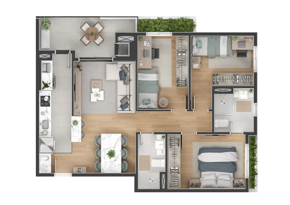 Apartamento, 2 quartos, 67 m² - Foto 10