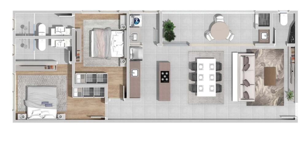 Apartamento, 3 quartos, 169 m² - Foto 6