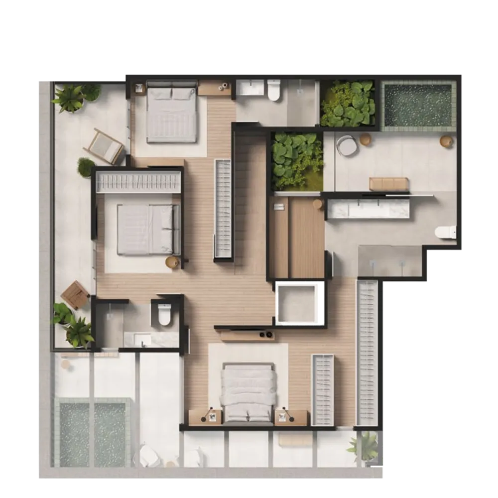 Apartamento, 3 quartos, 128 m² - Foto 1