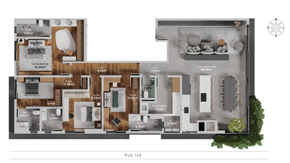 Apartamento, 4 quartos, 200 m² - Foto 11