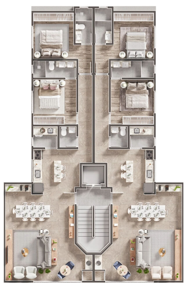 Apartamento, 2 quartos, 96 m² - Foto 3