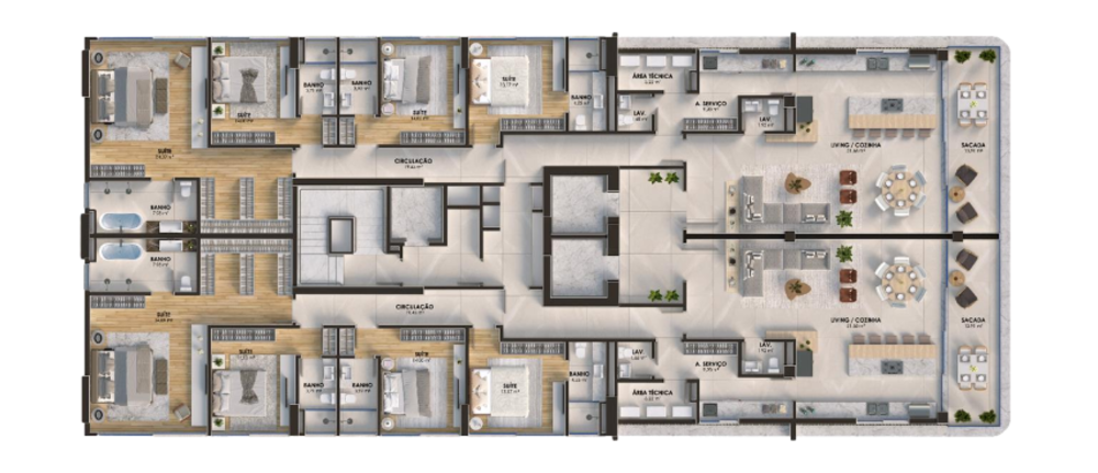 Apartamento, 4 quartos, 345 m² - Foto 3