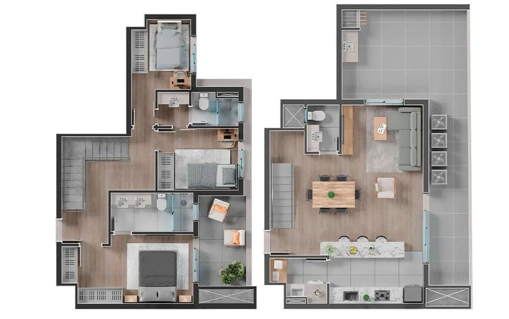 Cobertura, 3 quartos, 161 m² - Foto 7