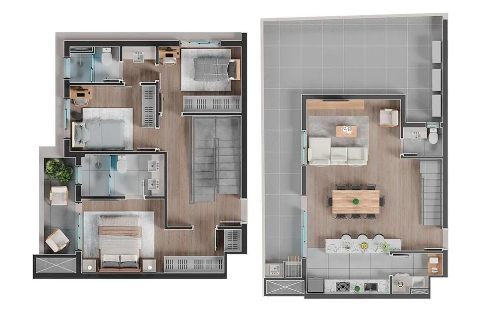 Cobertura, 3 quartos, 161 m² - Foto 8